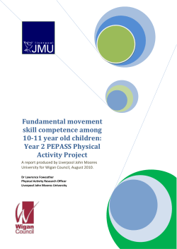 Fundamental movement skill competence among 10