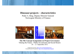 Dinosaur-projects &ndash; characteristics