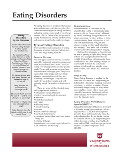 Eating Disorders - Mississippi State University Extension Service