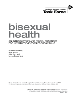 An introduction And model prActices for HiV/sti preVention
