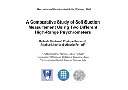 A Comparative Study of Soil Suction Measurement Using Two