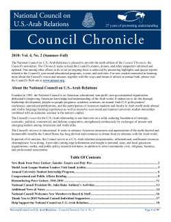 Council Chronicle Vol. 4, No. 2 - National Council on US