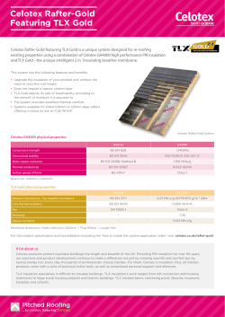 Celotex Rafter-Gold Featuring TLX Gold