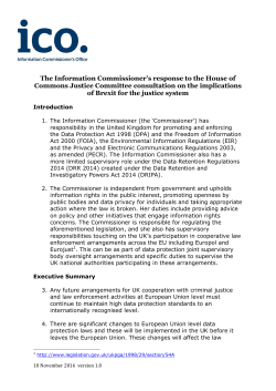 The Information Commissioner`s response PDF