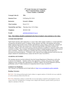 MEDT 7461 - Atlanta Public Schools