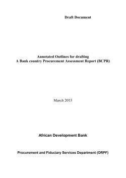 Draft Document Annotated Outlines for drafting A Bank country