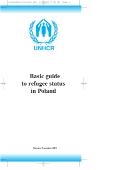 Basic guide to refugee status in Poland