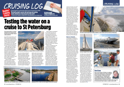 Testing the water on a cruise to St Petersburg