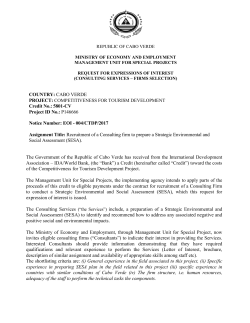 SAMPLE FORMAT FOR INDIVIDUAL PROCUREMENT NOTICE