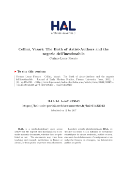 LUCAS FIORATO The birth of art