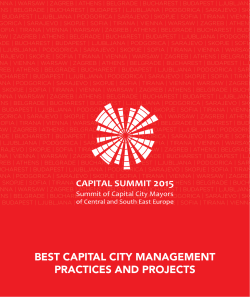 Capital Summit 2015 &ndash; Best Capital City Management Practices and