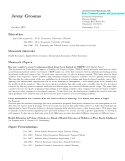 Jevay Grooms - Research