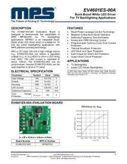 EV4601ES-00A - Monolithic Power System