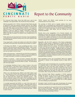 2006 - Cincinnati Public Radio