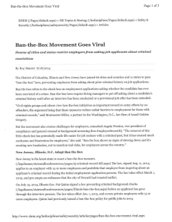 Ban-the-Box Movement Goes Viral