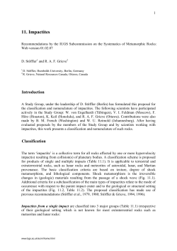 Towards a unified nomenclature of metamorphic petrology: