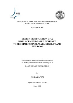 design verification of a displacement-based