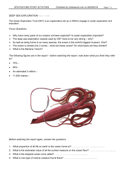 DEEP SEA EXPLORATION