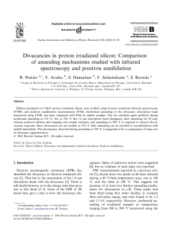 Divacancies in proton irradiated silicon