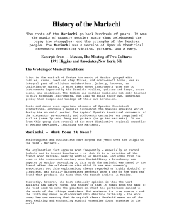 History of the Mariachi - Symphony Silicon Valley