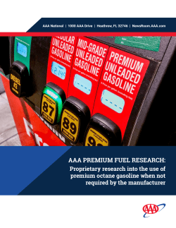 aaa premium fuel research