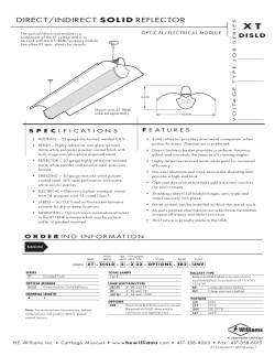 DIRECT/INDIRECT SOLID REFLECTOR