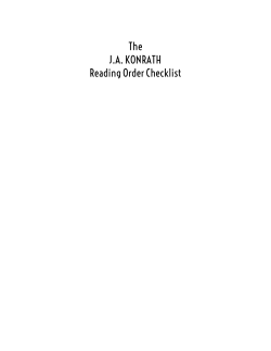 The J.A. KONRATH Reading Order Checklist