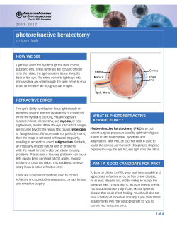 Medflow_AAO_photorefractive keratectomy