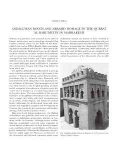 andalusian roots and abbasid homage in the qubbat al