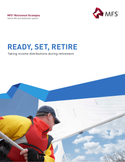 Ready, Set, Retire - MFS Investment Management
