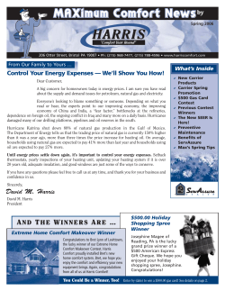 David M. Harris - Harris Comfort