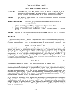 principles of equilibrium