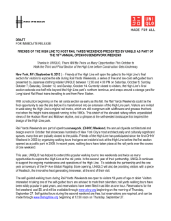 High Line Rail Yards Weekends