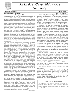 Pages 4 and 5 - Spindle City Historic Society