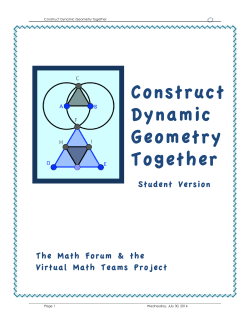 Construct Dynamic Geometry Together