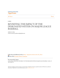revisiting the impact of the designated hitter on major league baseball