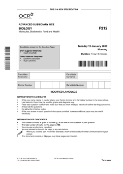 Molecules, biodiversity, food and health - Modified language