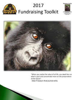 2017 Fundraising Toolkit