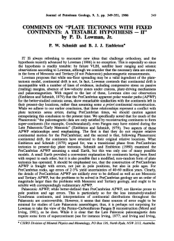 Plate tectonics with fixed continents: A testable hypothesis