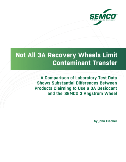 Not All 3A Wheels Limit Contaminant Transfer