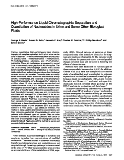 High - Clinical Chemistry