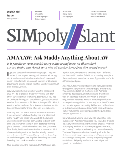 AMAAAW: Ask Maddy Anything About AW