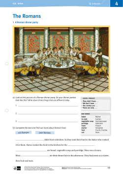 4 The Romans - Klett Verlag