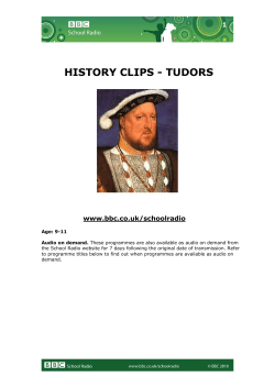 history clips - tudors