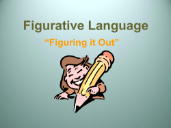 Figurative Language