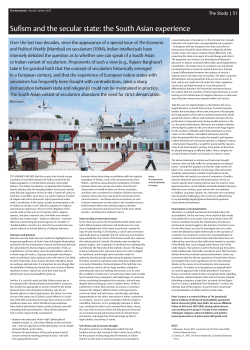 Sufism and the secular state - International Institute for Asian Studies