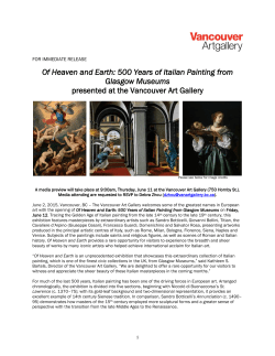 Of Heaven and Earth - Vancouver Art Gallery