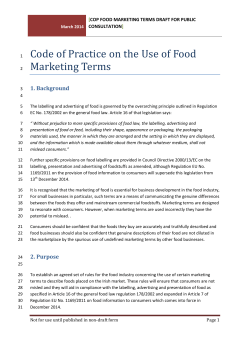 COP food Marketing Terms Draft 1