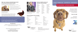 22nd annual genesis awards - The Humane Society of the United