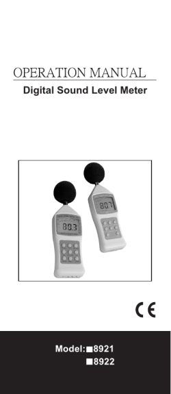 Digital Sound Level Meter